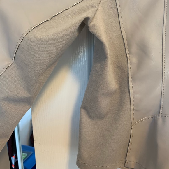 Dynamite Blush Pink Leather Jacket SAMPLE - Picture 6 of 10